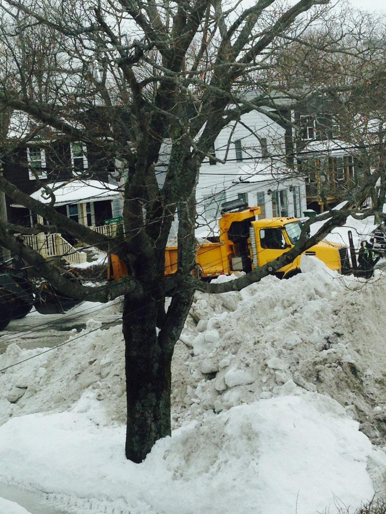 KathleenCameron's tweet photo. Big thanks to @hfxgov crews for all their hard work cleaning up the mess of ice on our side streets #goodbyewinter http://t.co/EuzpT86xPJ