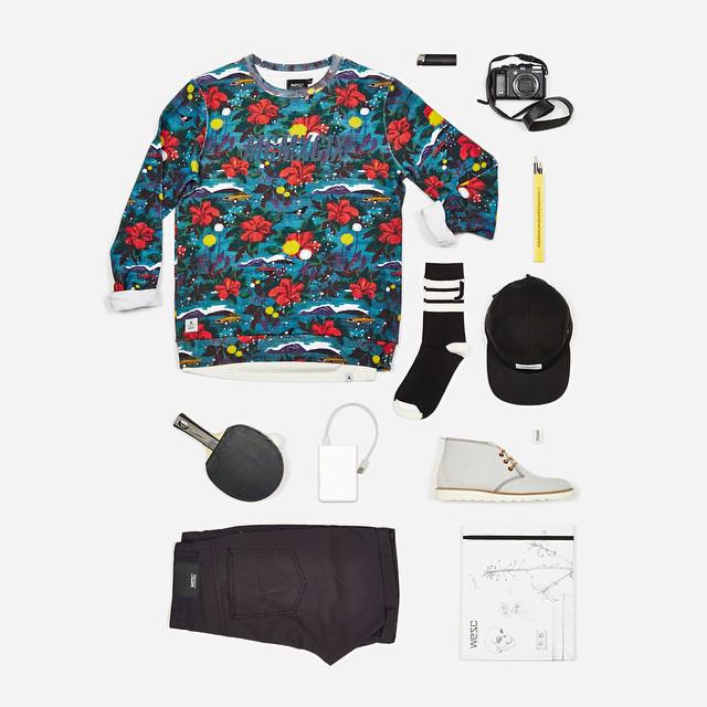 WeSC1999's tweet photo. The Sarek Hawaii print has arrived online and in stores. #wesc http://t.co/DEiooAbQ1Q