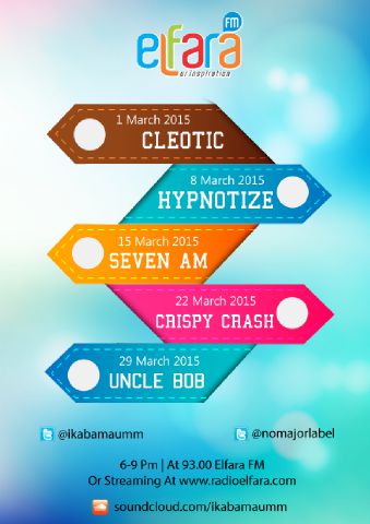 Hi there! Maret kalian akan lebih berwarna karena bakal ada Homeband kami yg menemani malam kalian di <a href="/nomajorlabel/">No Major Label</a>