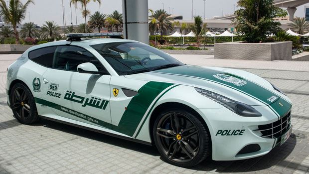 FastLineCars's tweet image. Police Ferrari