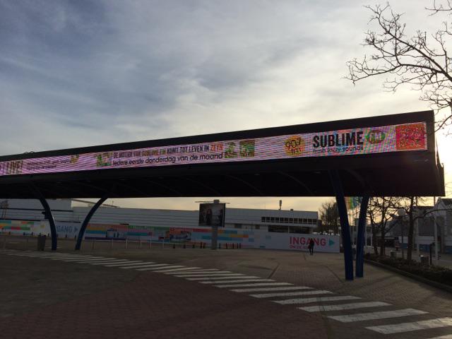 Zelfs op de lichtkrant van @Jaarbeurs1 ontbreken we niet! #domibo