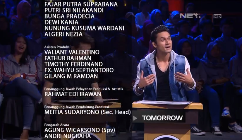 TonightShow_NET's tweet image. Thank you all for watching #TonightShow_NET bsk malam akan ada aktor2 ganteng @MarcellDarwin &amp;amp; @indrabruggman see ya!