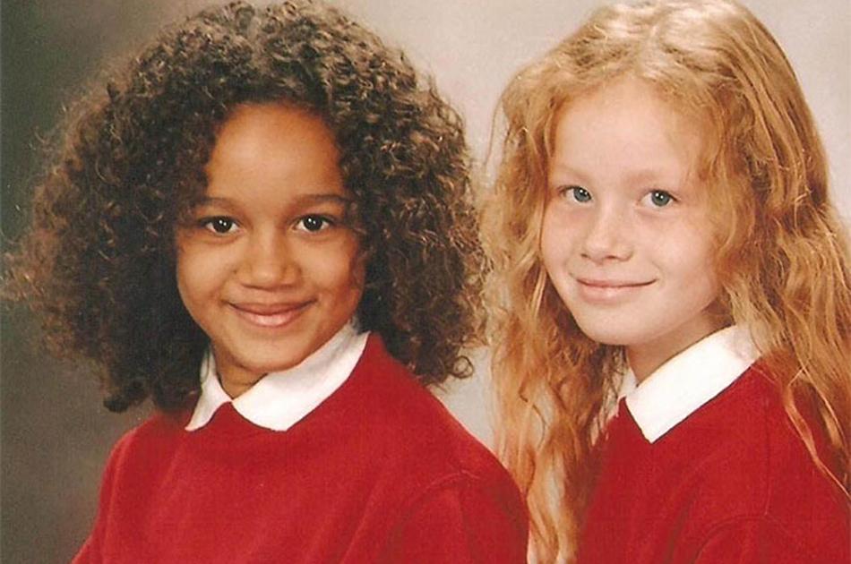 NoticiasCaracol's tweet photo. (FOTOS Y VIDEO) Lucy y Maria, unas gemelas que demuestran la maravillosa diversidad racial http://t.co/b2tQj8cNpc http://t.co/iHD1YEFgk9