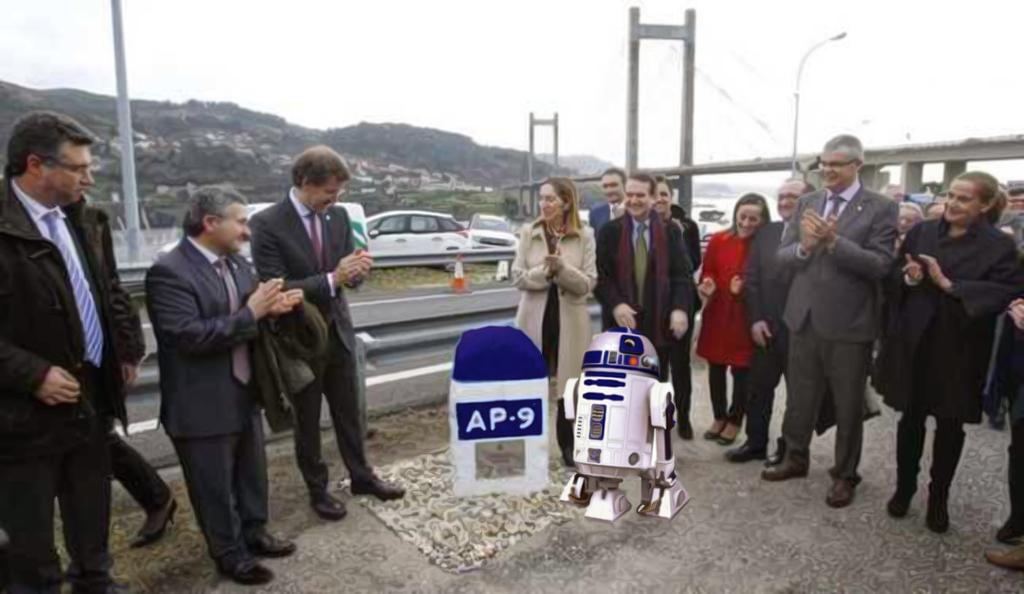 OBotafumeiro's tweet image. A Galiza que ven. Que ben!  @r2d2 #pontederande