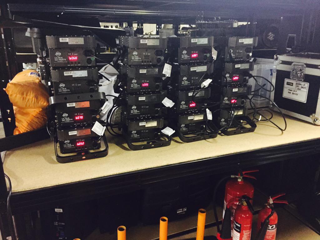 BuddhaGroupLtd's tweet photo. Wireless uplighters? This lot are headed to a ball for @CharityDEBRA tomorrow with @klassic_events in #manchester http://t.co/KBljJ2tC6E