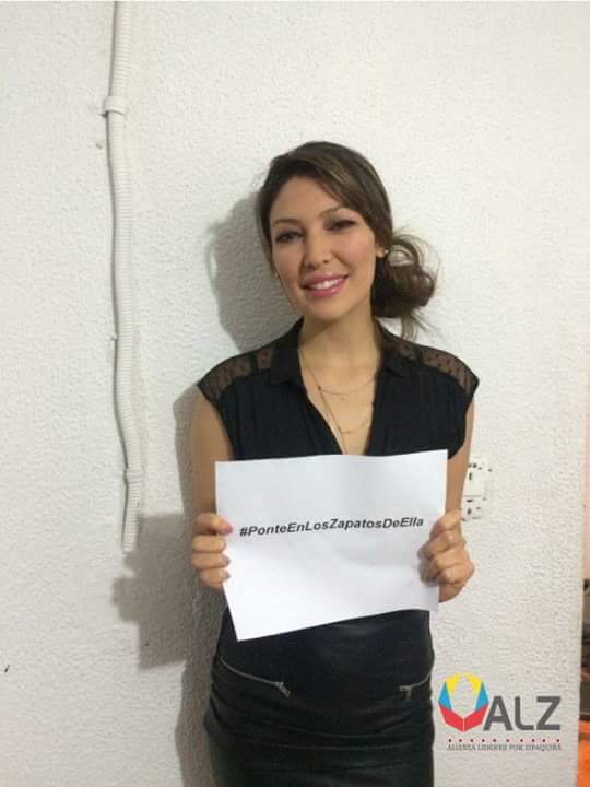 ALZLIDERES's tweet photo. Algunos actores también se unieron a nuestra campaña #PonteEnLosZapatosDeElla y TU ¿que esperas? http://t.co/GwQaABKOQh