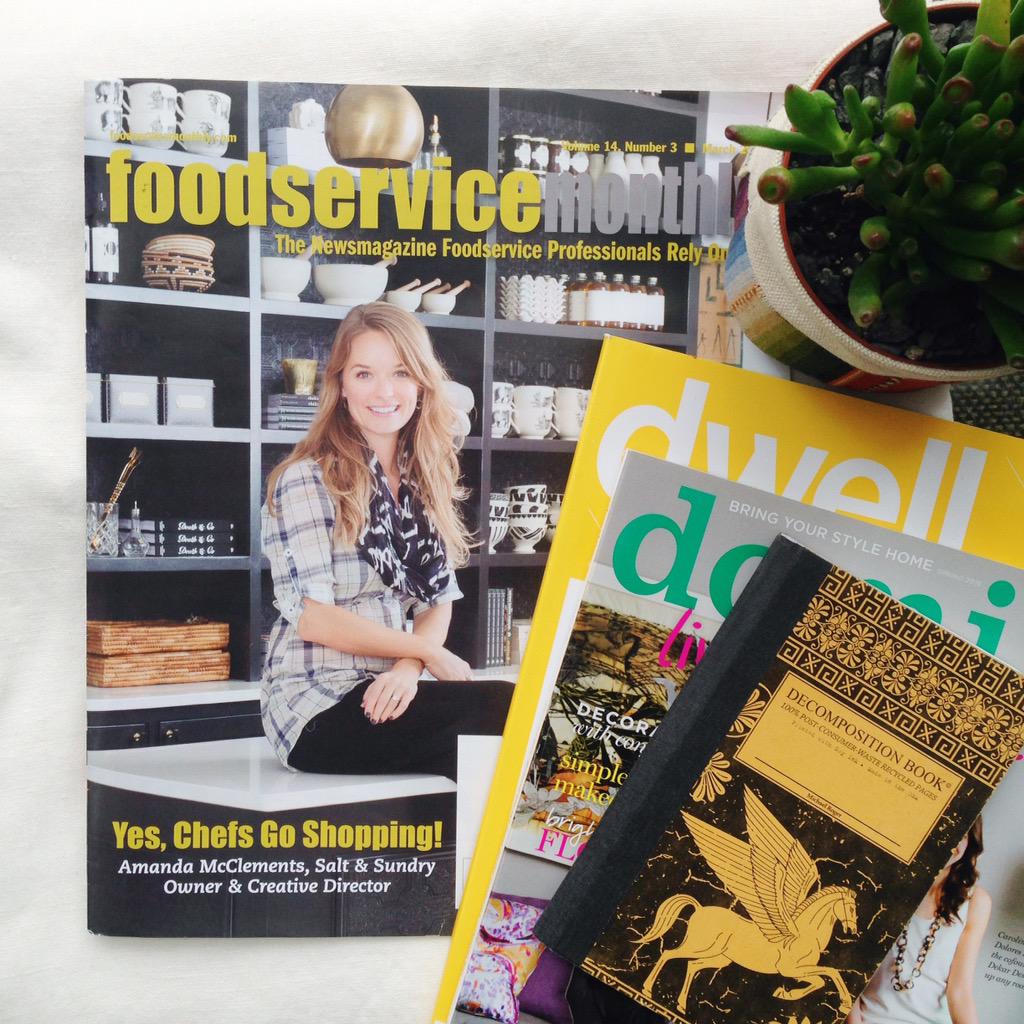 SaltandSundry's tweet photo. A huge thank you to Foodservice Monthly &amp; @fotorules for the cover story this month! http://t.co/iFnbeWcAAs http://t.co/NCsrL465jE