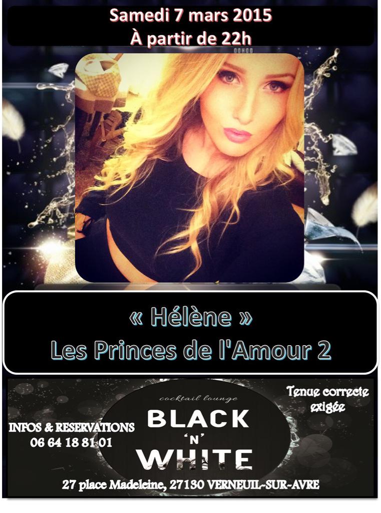 HeleneVBenz's tweet photo. Retrouvez moi ce samedi soir au BLACK AND WHITE pour une soirée de folie !!!!! Ça va être le feu !!! #LPDLA2 #helene http://t.co/Xp03boU0CM