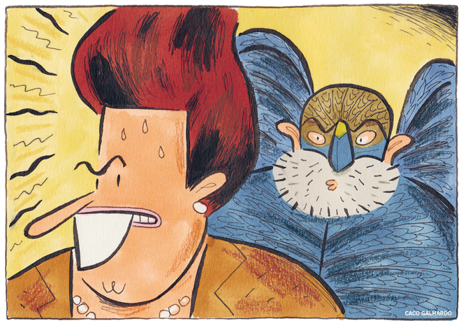 revistapiaui's tweet photo. No Diário da Dilma: "Me identifiquei com esse 'Birdman'. Também tenho uma sombra que me persegue por onde eu vá" http://t.co/JOZxXvuVmU