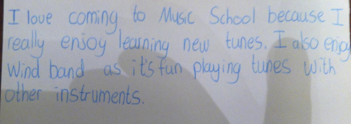 StudentsofRMS's tweet photo. 'I love coming to music school' @Wesstreeting @HandsOffRMS #HandsOffRMS http://t.co/T8v410hxK7