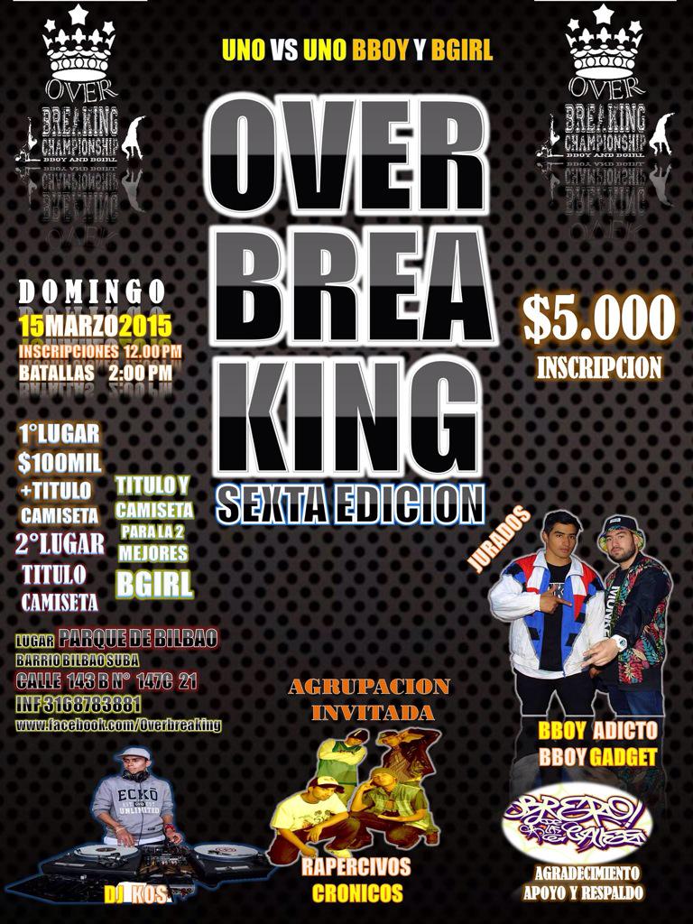 breakdanceDC's tweet photo. Batalla uno x uno b boys y Bgirls en suba Bilbao 15 de marzo 2015 #breakdanceDC #Bogota http://t.co/VK9xoKmDcV