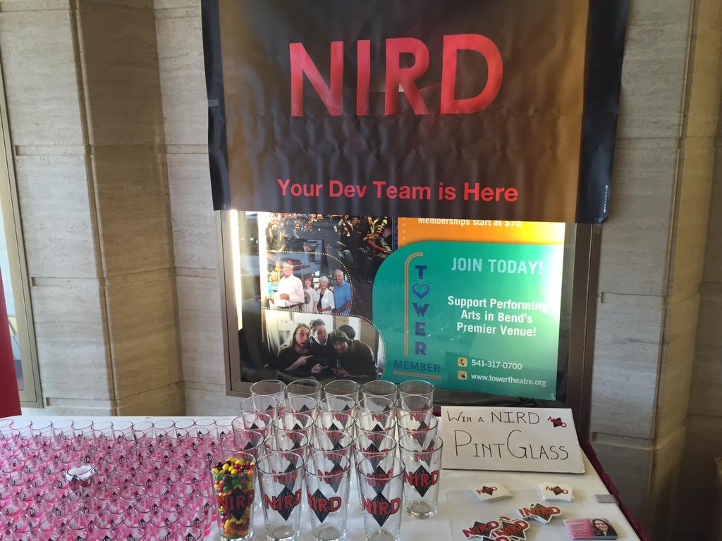 etsyspy's tweet photo. @rbonales Stop by the @NIRDLLC table to win a sweet NIRD pint glass! http://t.co/FndNfi0pT8