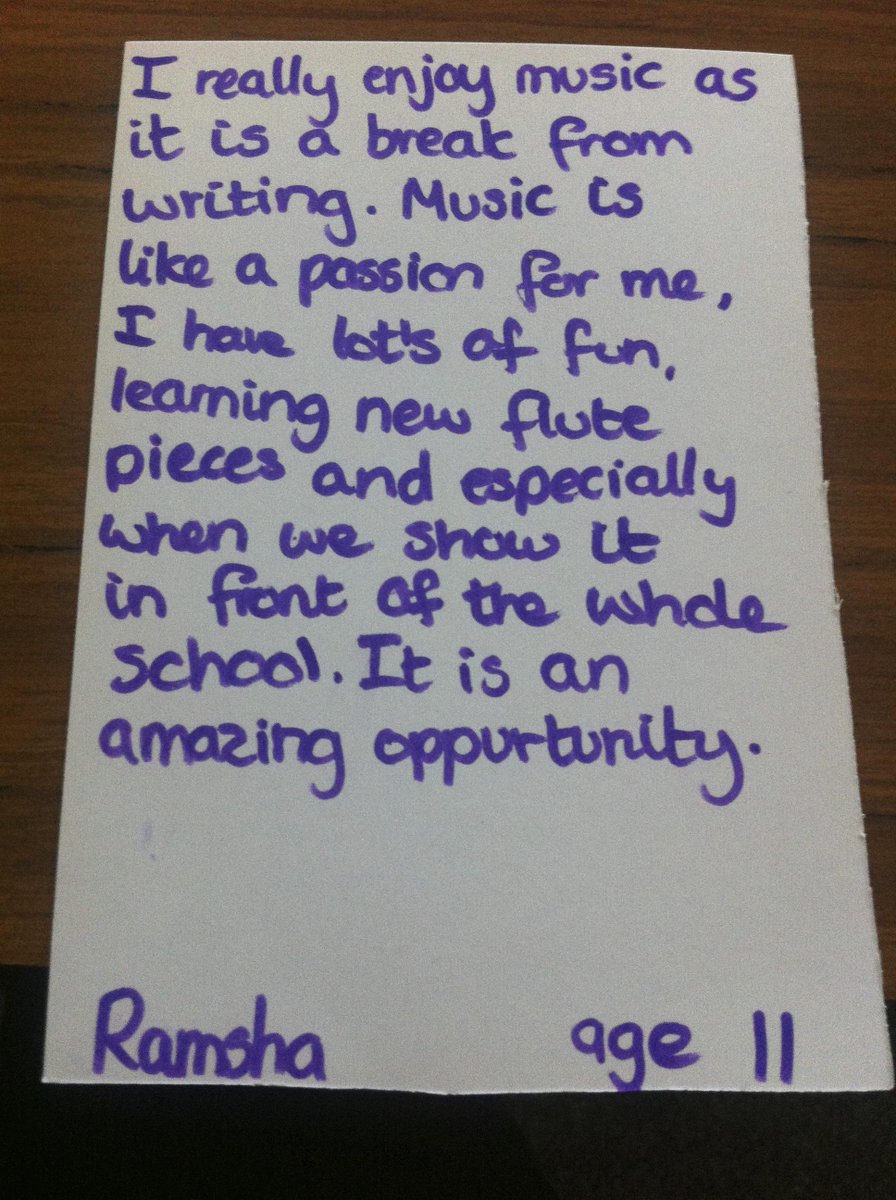StudentsofRMS's tweet photo. 'Music is like a passion for me' Ramsha 11 @Wesstreeting @HandsOffRMS #HandsOffRMS http://t.co/GQ3A2BVzWa