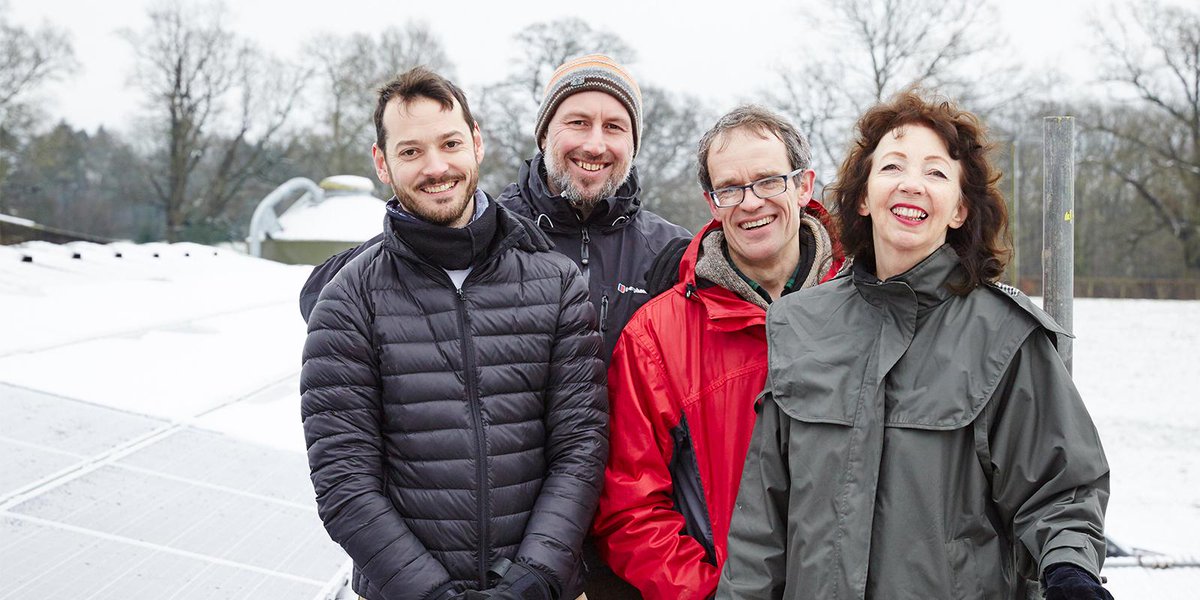 _wearepossible's tweet photo. One solar roof connected, two more on the way – @REPOWERBalcombe are on a roll! http://t.co/2sJNH67qrc #BackBalcombe http://t.co/4h6VWUzi4I