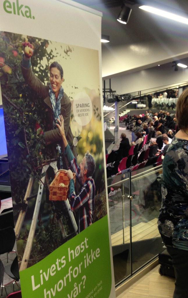 På pensjonsseminar med lokalbankene for å lære mer om pensjon. #pensjon #lokalbank #veddinside #sparing