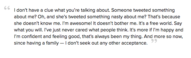 BuzzFeed's tweet photo. Kelly Clarkson responded to criticism of her weight In the best way possible http://t.co/6Dr14uT8CY http://t.co/MOPKcbQOo8