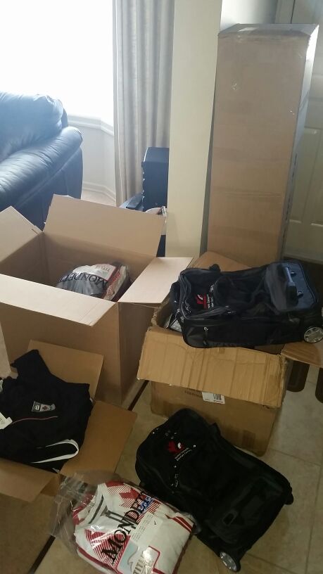 LKLawes's tweet photo. Its beginning to look a lot like Christmas! Our gear and equipment for Worlds is here!! #JapanReady #TeamCanada http://t.co/7NLTmw0vZU