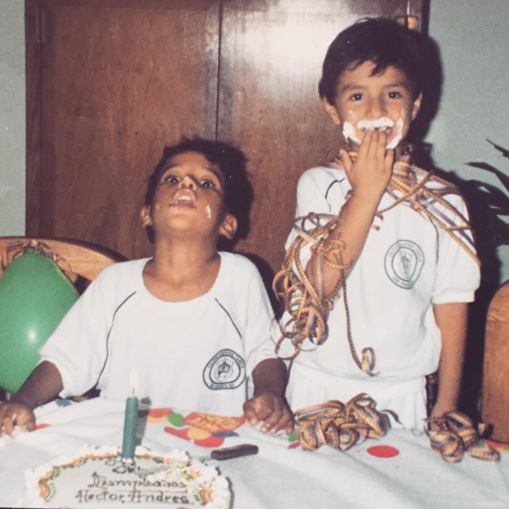 hasilva's tweet photo. #tbt turning 5 on an island with my cousins in Colombia #catholicschool #firstbeard #hbdtome http://t.co/nqm5RUE4Dd