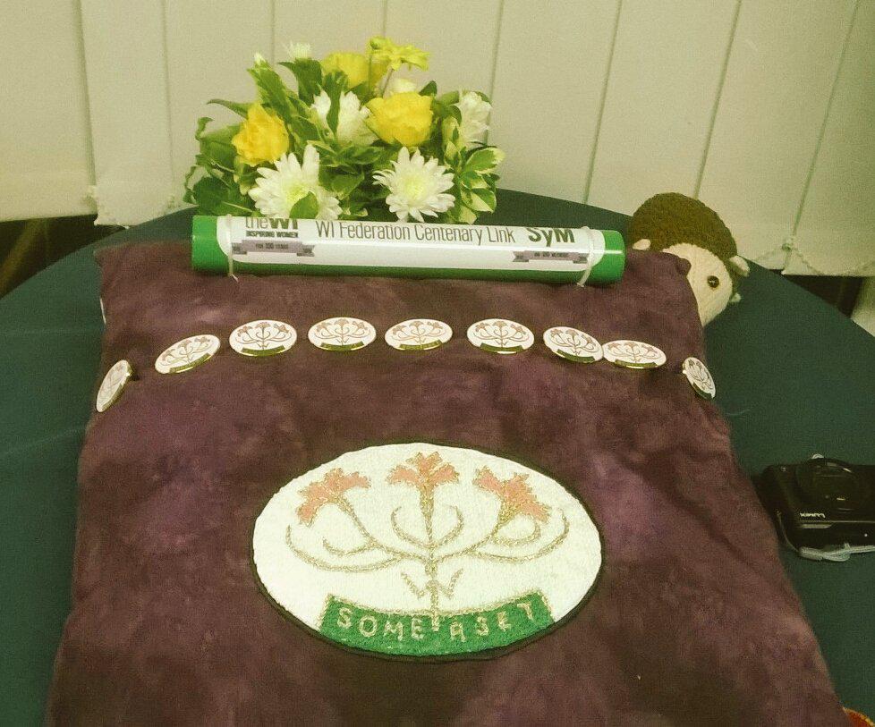bridgwaterwi's tweet photo. Have you seen @theWI_baton2015 in #Somerset yet? Tweet us your photos :-) http://t.co/YvZgINn3NX