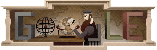 Vandaag verjaardag Mercator (503 jaar) dixit Google.