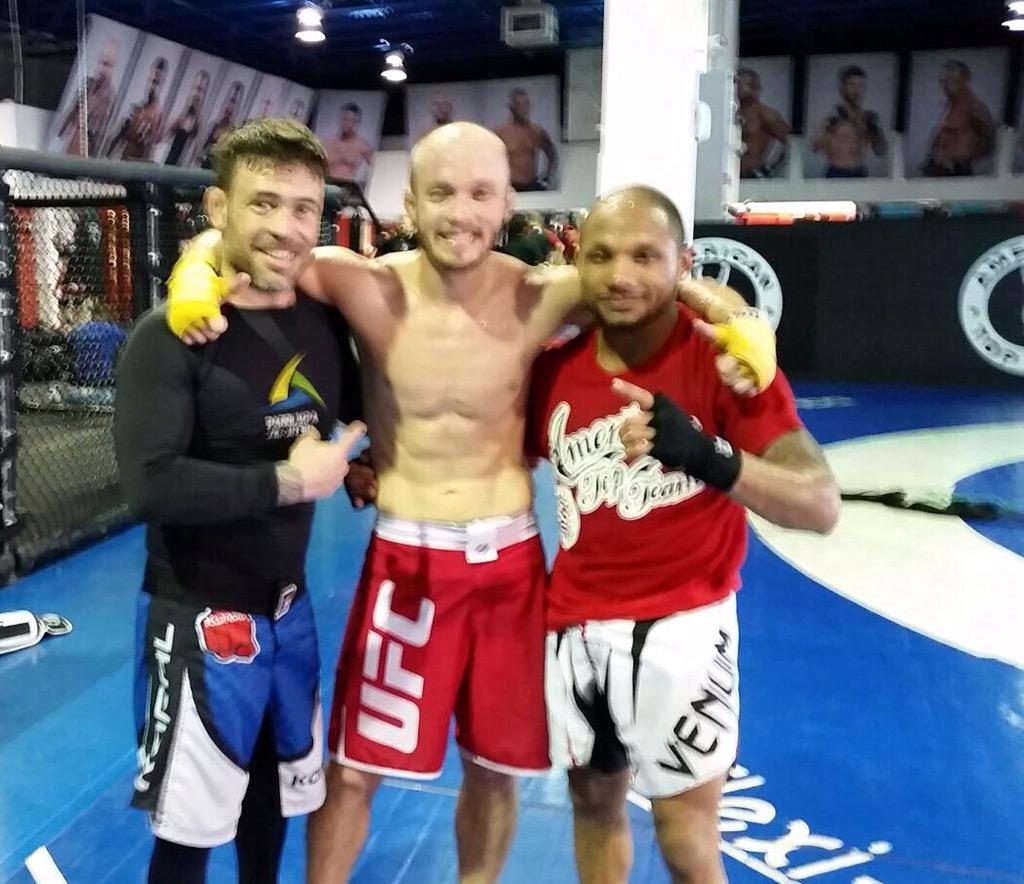 Studs I get to train with while I'm here helping Bentley for his #UFCDEBUT #flyweightanimals #RIO