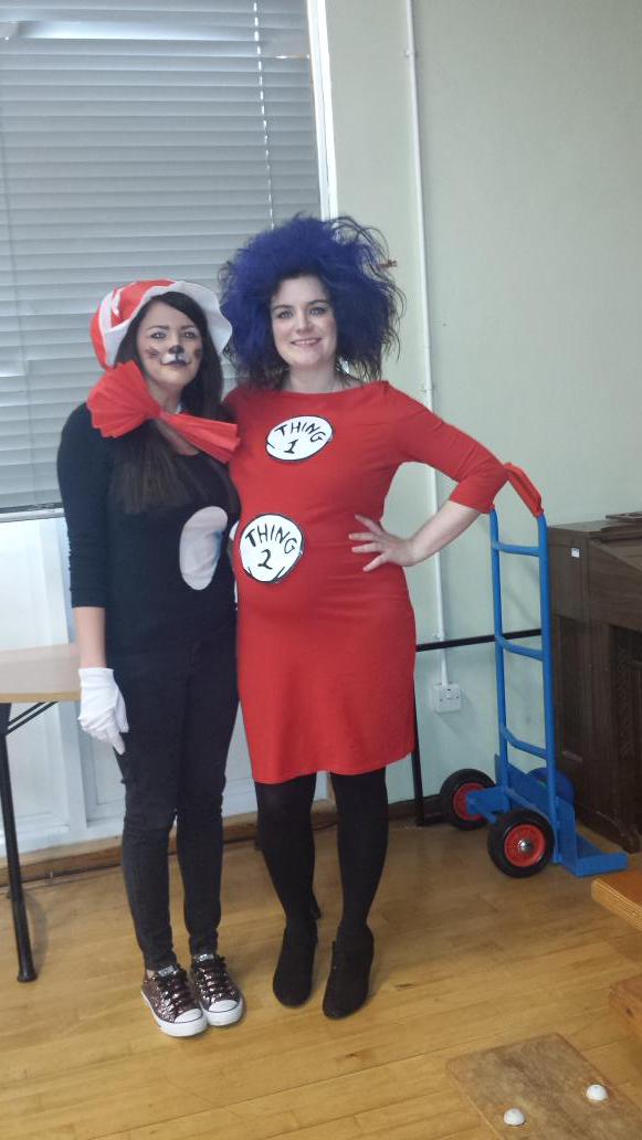 Miss Trotter and Miss Crawford joined forces for a double act too! #WorldBookDay
