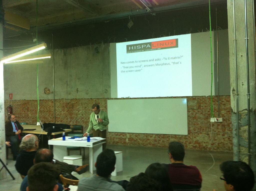 OpenExpoEurope's tweet image. Seguimos en @Factoriamadrid con @Hispalinux hablando sobre software libre, derecho al olvido y mucho más