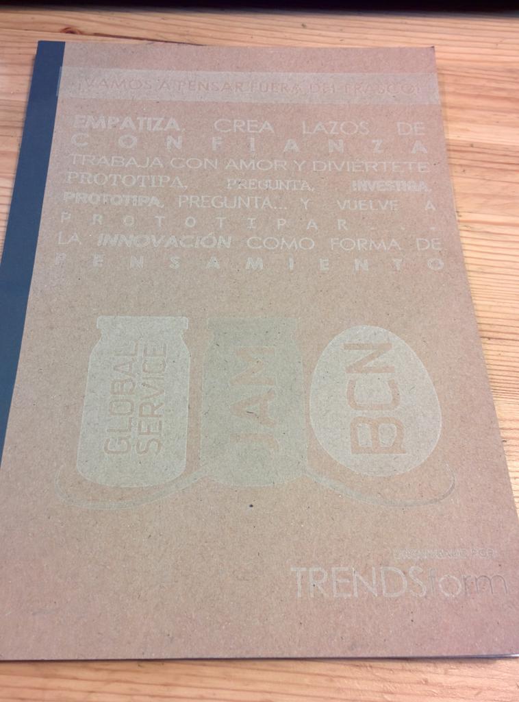 lexrodba's tweet photo. Thank you @BCNServiceJam for this really cool notebook! #community #globalservicejam http://t.co/ofFUHrhKVZ