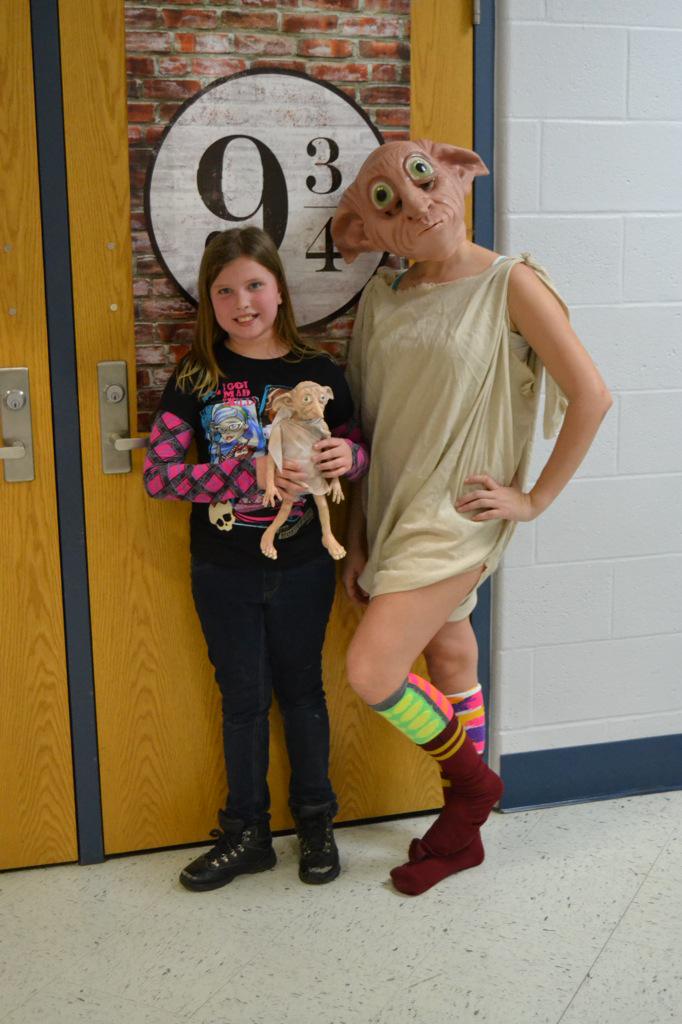 hermie29's tweet photo. @jk_rowling world book day! can't forget Dobby!Thanks to u, JK, for this epic series I get to pass on to my students http://t.co/7N2eotMLCd