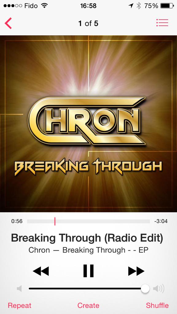 TorusOrbitRec's tweet photo. Listening to @Chronmusic new EP!! Go check it out!! #breakingthrough definatly my #favorite #chron #newrelease #EDM http://t.co/L7wqlevqjN