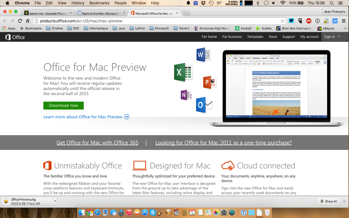 jfroy1979's tweet photo. On test ce soir :) #OfficeForMac2016 http://t.co/qlDFGQ6rjE