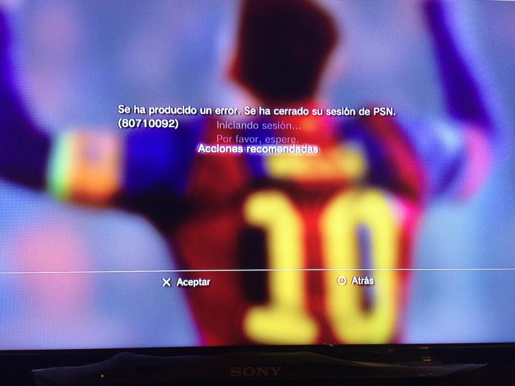 ZiaFer_777's tweet photo. @PlayStation_LA  hey que tal porque me sale esto a cada rato si mi internet da bien lo probé usando el navegador http://t.co/p3Xr6k11xC