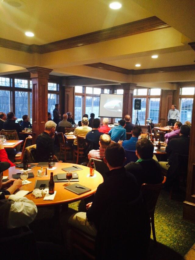 MOBluffs's tweet photo. 65 area PGA pros are here tonight learning about @TaylorMadeGolf and how to make you better. #tmag #R15 #aero http://t.co/tUsLwDW9m8
