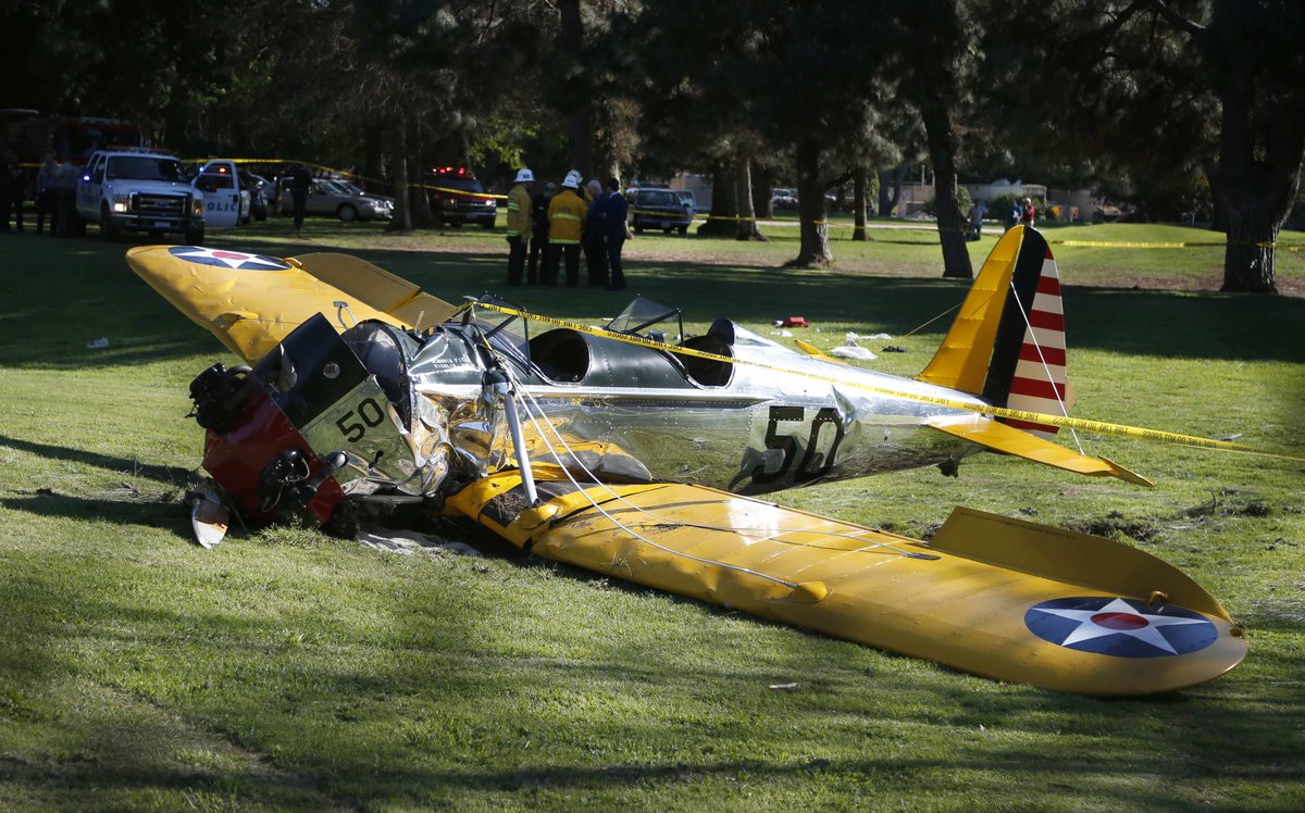 abc_es's tweet photo. #ÚLTIMAHORA El actor Harrison Ford, herido grave en un accidente de avioneta http://t.co/ebc8Rrxweh http://t.co/7tpyNwYdpV