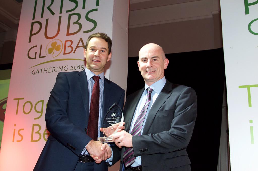 syscoireland's tweet image. Proud to win 'Supplier of the Year' from @irishpubsglobal.  Great night at the Ballsbridge Inn Hotel.