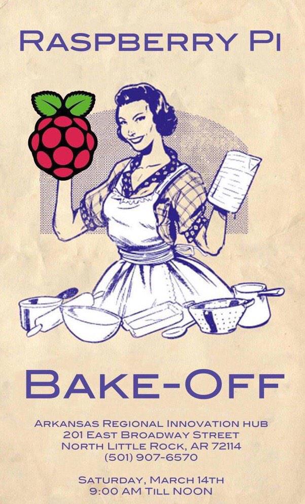 BakePi's tweet image. Catch us in the morning (6:15 am!) on @THV11 when we&apos;ll be talking @Raspberry_Pi and #RaspberryPiBakeOff !