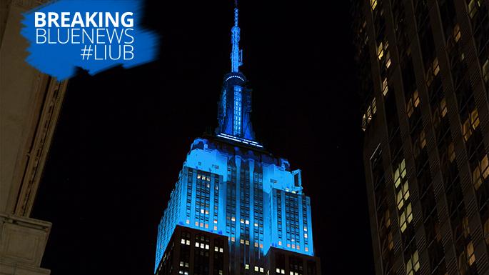 autismspeaks's tweet photo. Exciting news! The @EmpireStateBldg will go BLUE again this year for autism awareness! http://t.co/y9jTXiI36o #LIUB http://t.co/vEm9kyuW3i