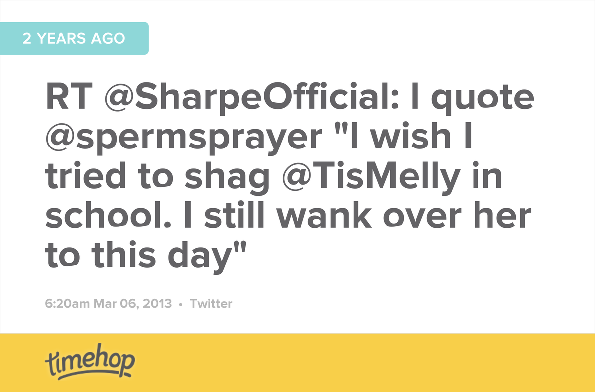 spermsprayer's tweet photo. What a twat haha http://t.co/DiH18AGn49 http://t.co/fr3tLuswVY