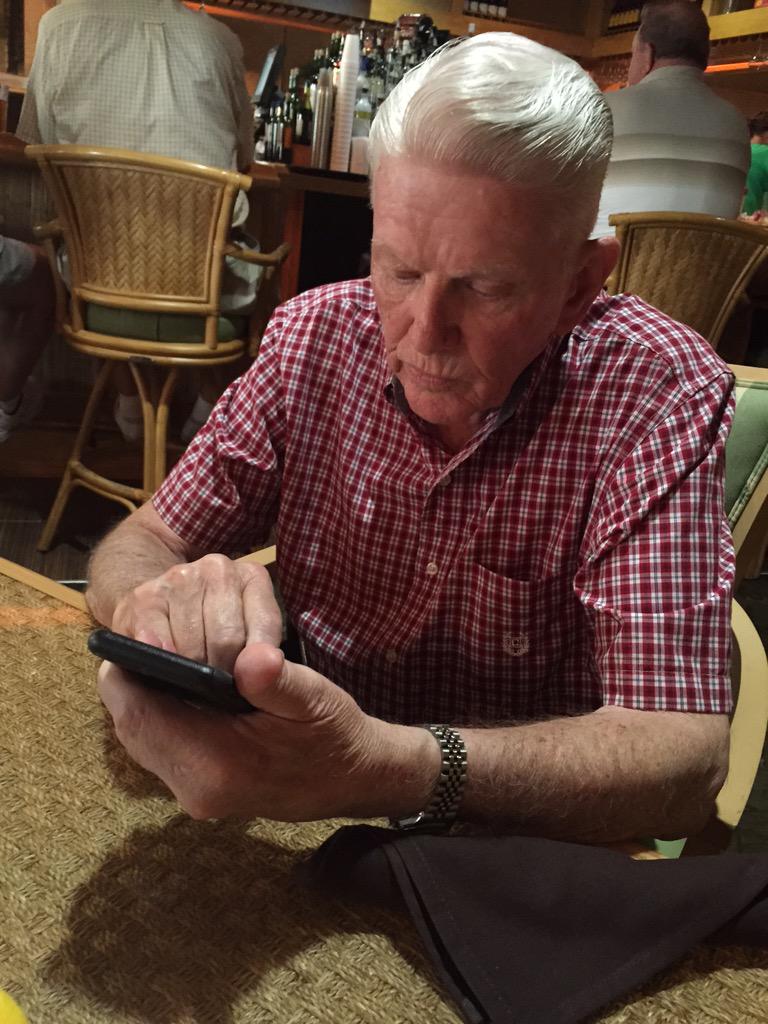 adelheide_evans's tweet photo. Spending some quality time with Bob and Helen at dinner ... Kids these days... http://t.co/ecj2zsPEpl