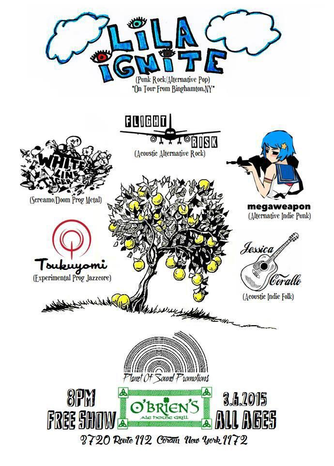 TMW! O'Brien's Ale House, 3720 Route 112 Coram. FREE SHOW! 
Leave the safety of your bunker &amp;come get ya face melted!