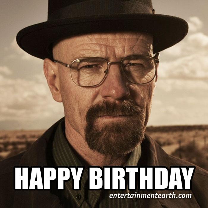 Happy 59th Birthday to Bryan Cranston of Breaking Bad ! Shop Collectibles:  