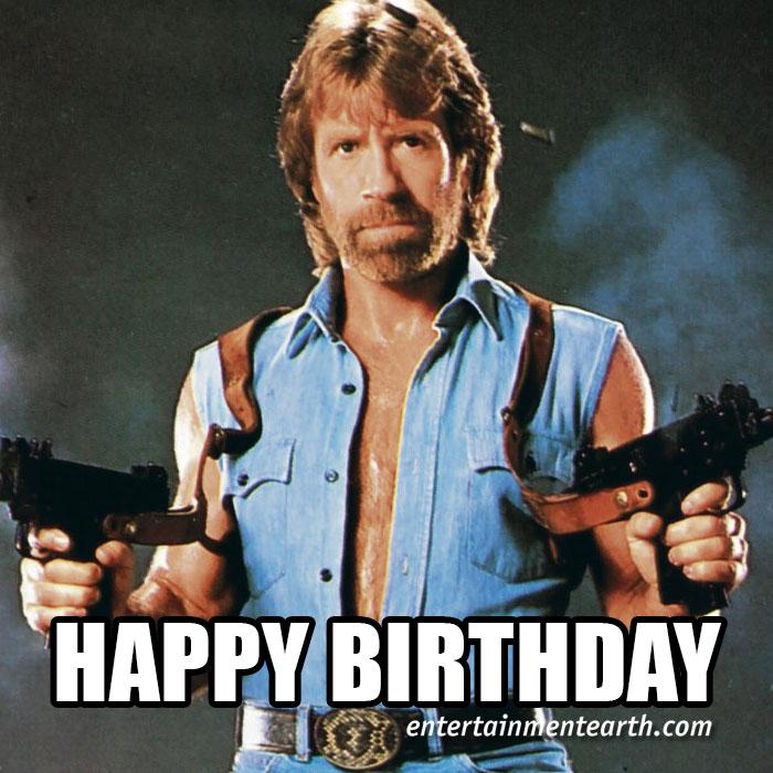 Happy 75th Birthday to Chuck Norris ! Shop Collectibles:  