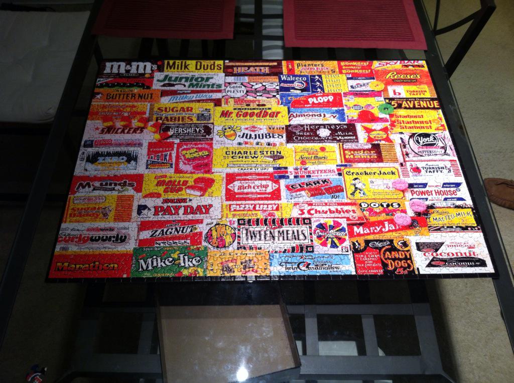 AlexMcPhersonME's tweet photo. Day 2 of no internet: puzzle is completed. #OldManAtHeart #PuzzlePerfect http://t.co/4kPtTyJINA
