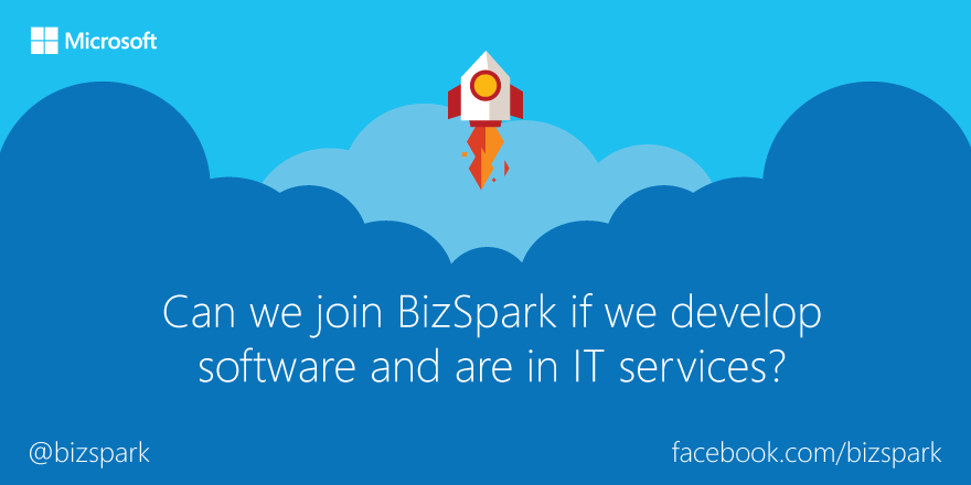 msft4startups's tweet photo. Wondering if your #startup qualifies for #BizSpark? Find out! http://t.co/eGW3jRTcBV http://t.co/OdUCsu0Zi0