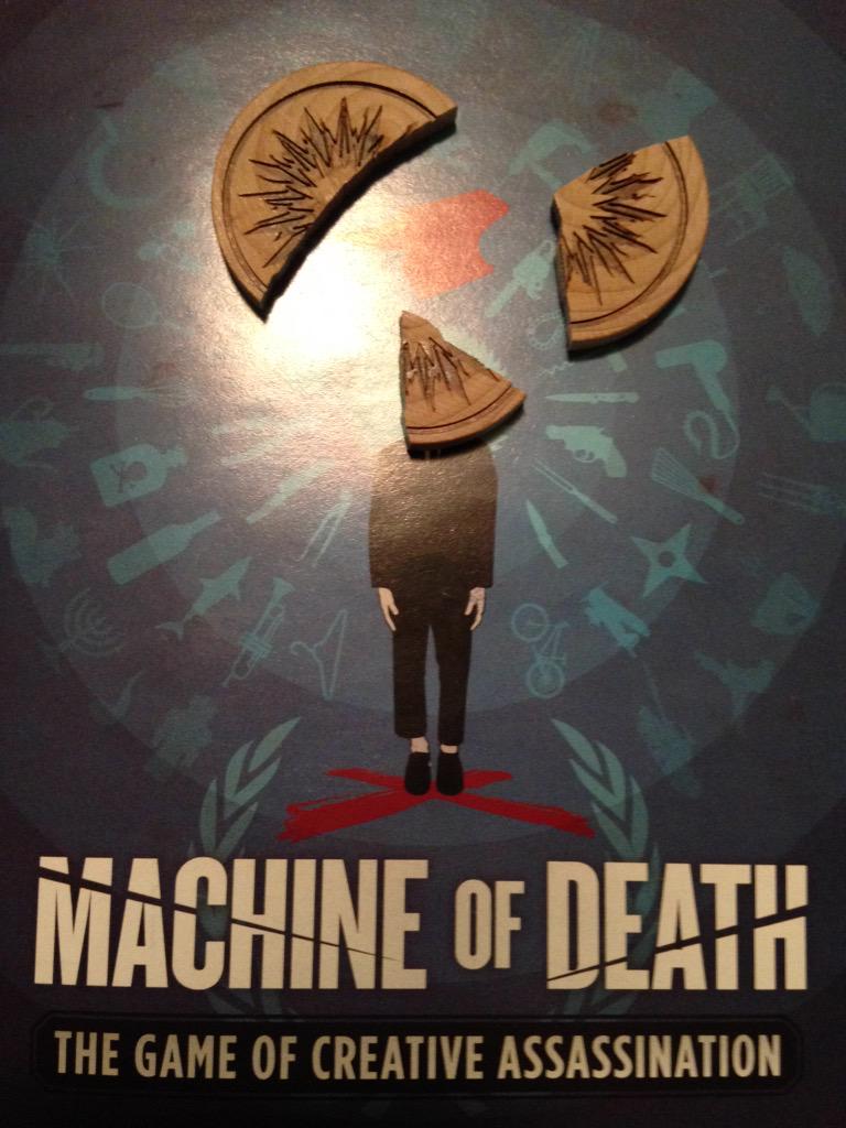 MeeplesRepublic's tweet photo. #machineofdeath is good - our coin being broken is not :( #shouldhaveopenedthissooner http://t.co/HKxA0elPFi
