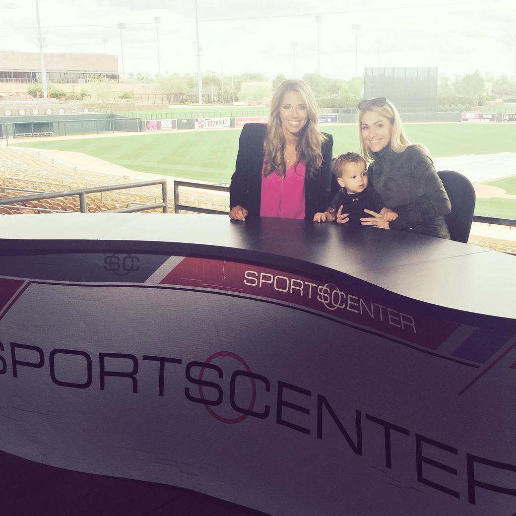 Thanks <a href="/Sara_Walsh/">Sara Walsh</a> for having <a href="/ErinMartin30/">Erin Martin</a> and Tripp on set!