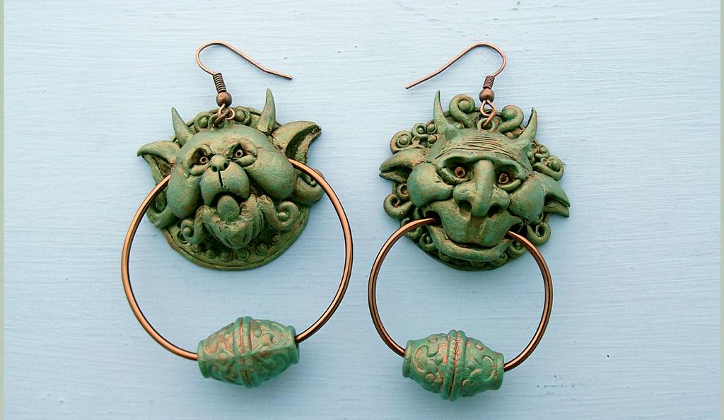 Who wants a pair of these amazing Labyrinth movie door knocker earrings?