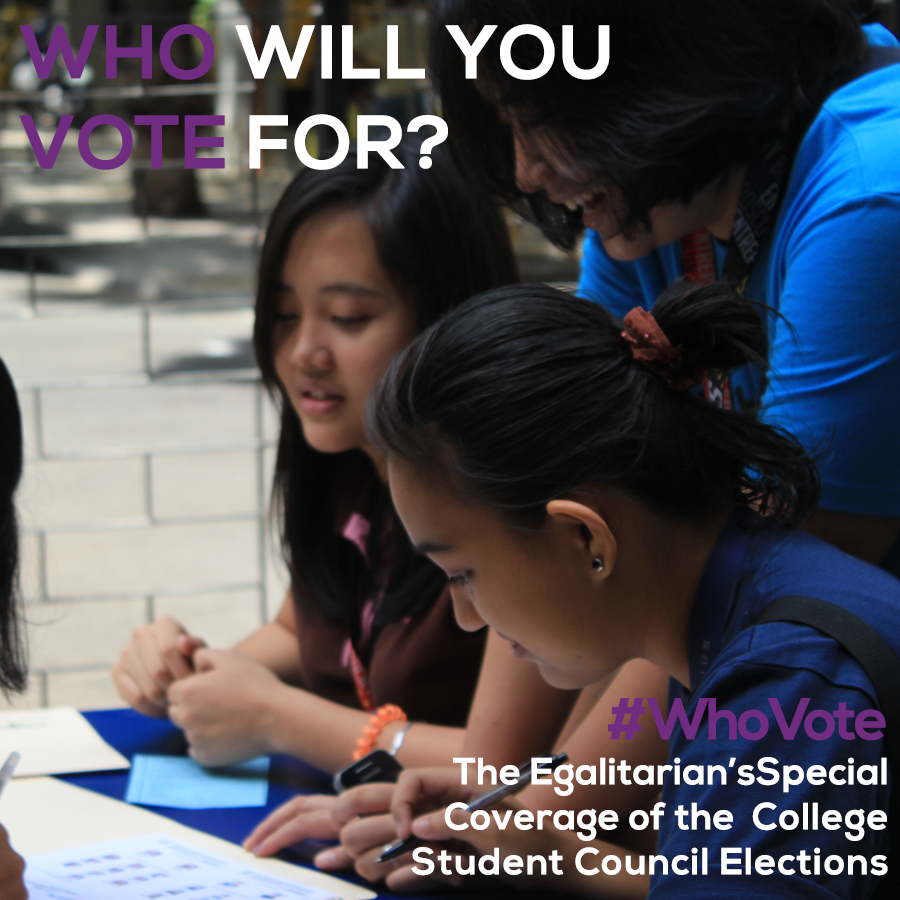 dbegalitarian's tweet photo. Today is the College Student Council Elections! Empower yourself! Vote now! http://t.co/qhUBn6jA8M