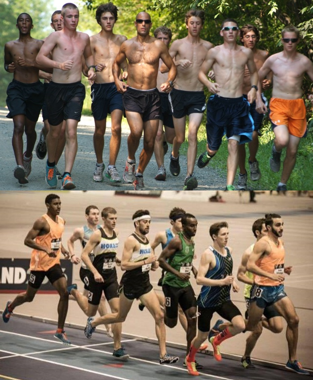 BlueMountainXC's tweet photo. Congrats to Joe Gioielli! 5th place in the 1k @ #USATFInd nat'l champs! that's him rng w/ Coach Chino @ #BMXC in '11 http://t.co/V0zIpHQLlO