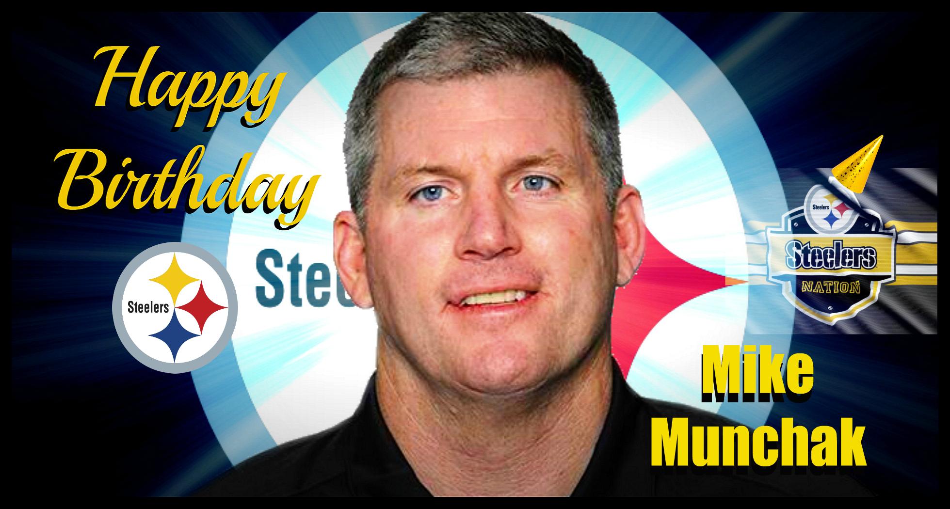 Wishing Pro Football Hall of Famer, Steelers OL coach Mike Munchak a Very Happy BDay!  